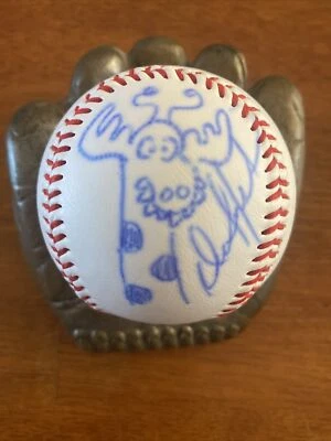 Dirk Hayhurst “Garfoose” Signed Autographed Art ROL Baseball Padres Blue Jays - Image 1 of 4