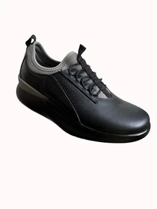 Klogs Moshn Tammy Charcoal Black Women's 7.5 M Leather Lace-up Athletic Shoes - Picture 1 of 1