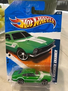 2011 Hot Wheels #81 Street Beasts 1/10 71 MAVERICK GRABBER grüne Variante mit OH5sp - Bild 1 von 1
