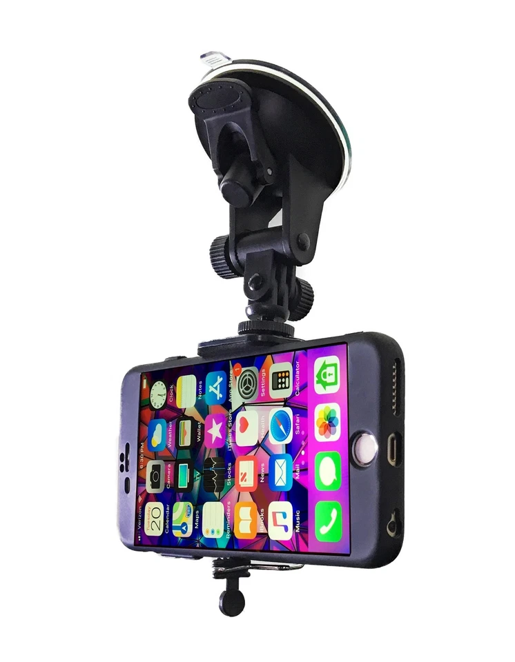 Car Phone Mount - Cell Phone Holder for Car Windshield for iPhone X 8 8 Plus - Image 1 of 4