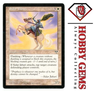 SIDAR JABARI Mirage Rare Magic the Gathering MTG LP - Picture 1 of 1