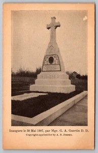 Postkarte: Einweihung am 30. Mai 1907 von Mgr. GA Guertin, privater Versandausweis - Bild 1 von 2