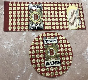 Early 1900's NOS Crescent "B" Brand Shoe Dressing Labels Wm. Butler Phila, Pa. - Picture 1 of 5