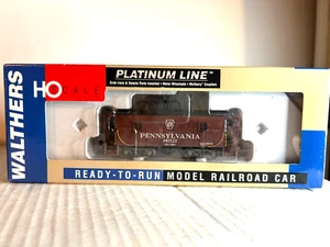 WALTHERS #932-7642 P.R.R. N6B Wood Caboose #980122 w/Offset Cupola H.O. 1:87 - Picture 1 of 1