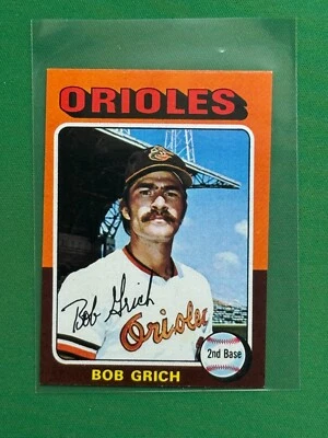 1975 Topps Mini Baseball #225 Bob Grich - Image 1 of 2