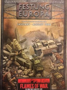 Festung Europa, Intelligence Supplement 1944 Battlefront Flames of War WWII  - Bild 1 von 2