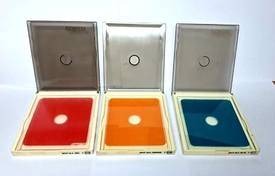 3x Cokin  P076 Spot W.A. Orange, P077 Spot W.A. Blue , P078 Spot W.A. Red--M22 - Image 1 of 3