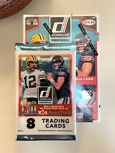 2017 Donruss NFL Blaster Pack aus Box - 8 Karten Mahomes Rated Rookie RC GEM? - Bild 1 von 6