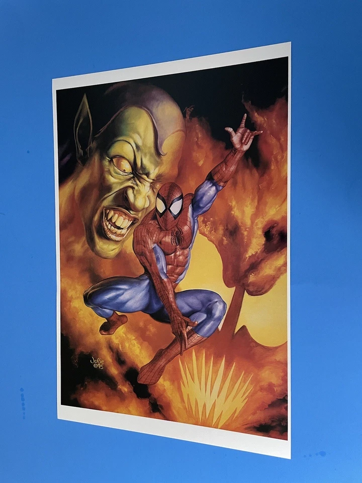 PÓSTER PIN UP MARVEL COMICS EL ASOMBROSO HOMBRE ARAÑA Y EL DUENDE VERDE NUEVO. Foto 1 de 3