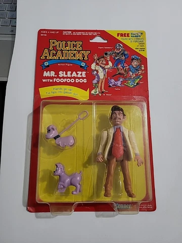 Police Academy Claw With Mr. Sleaze With Foofoo Dog Kenner 1988 Sealed A4 Cover