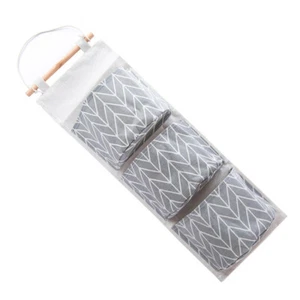 3 Pockets Waterproof Hanging Bag Closet Organizer Wardrobe Storage - Picture 1 of 11