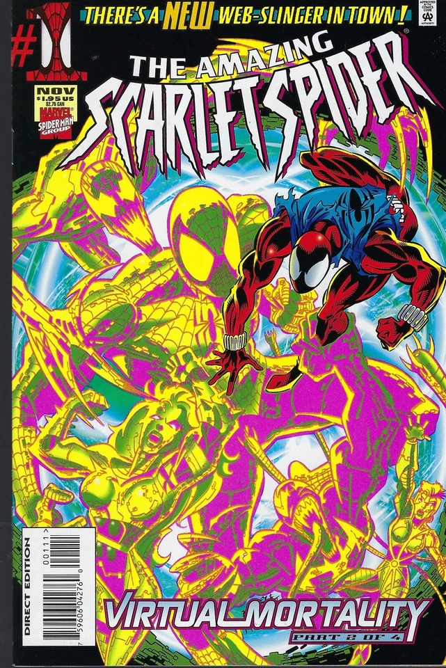 The Amazing Scarlet Spider(Marvel-1995)#1 Ben Reilly(Parker-Clone)-(8.5) - Image 1 of 1