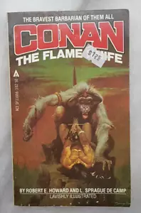Robert E Howard The Flame Knife 1981 Paperback Ace Books Fantasy Conan Barbarian - Imagen 1 de 4