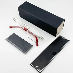 AUTHENTIC PORSCHE DESIGN Rimless Eyeglass P’8252 S1 C Japan Eyewear 57mm Frame - Picture 1 of 17