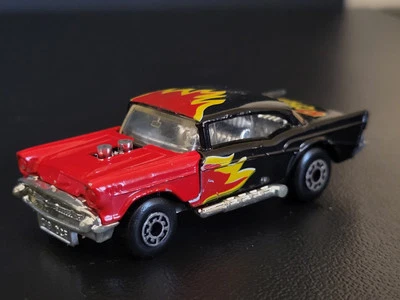 Vintage 1979 Matchbox '57 Chevy Chevrolet Toys LTD Black & Red 1:64 Diecast #4 - Image 1 of 4