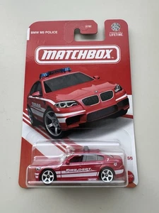 Matchbox 2025 Target Red Edition BMW M5 Police 5/6 - Picture 1 of 1