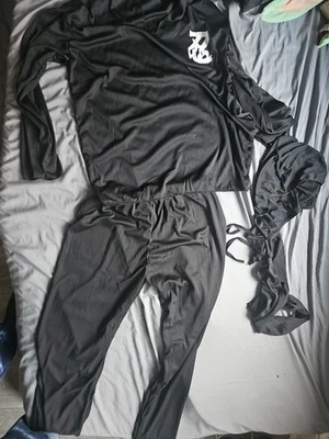 Disfraz de Halloween Ninja Negro 4 Piezas para Niño Talla M 8-10 Foto 1 de 3