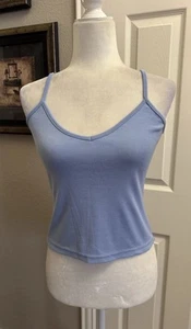Vintage Y2K SURPE Damen Strick Tanktop blau Gr. M - Bild 1 von 17
