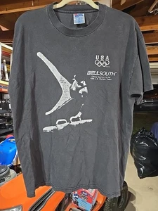 Vtg 1996 USA Olympics Pommel Horse Bellsouth Sponsor T-Shirt Men's LG - Picture 1 of 18
