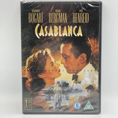 Casablanca [DVD] Humphery Bogart • Ingrid Bergman • UK R2 • New & Factory Sealed - Image 1 of 2