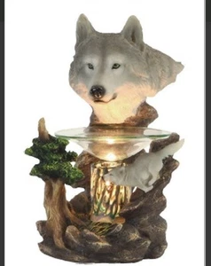 Wolf Fragrance Lamp Tart Oil Warmer with Dimmer - Picture 1 of 1