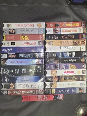 Lot Of 24 Factory SEALED VHS Tapes Brand New Action Comedy Drama Hitchcock - Image 1 of 4