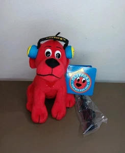 Clifford der große rote Hund Plüsch Take Along Tunes Radio mit Kopfhörer Scholastic - Bild 1 von 16