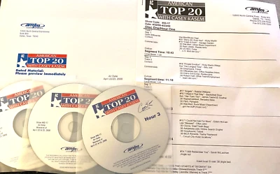 4/22/00 CASEY KASEM'S AMERICAN TOP 40; 3 LDD, 5 AMERICA TOP HITS , MINT/UNOPENED - Imagem 1 de 4