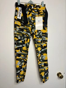 VIP Jeans Womens 1/25 Cargo Collection Pants Sculpting Stretch Snow Camo Pockets - Picture 1 of 7