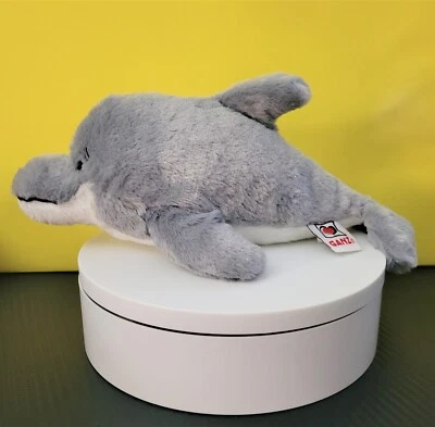 Ganz Webkinz Dolphin Plush Gray Toy Stuffed Animal Bottle Nose Soft Sea No Code - Image 1 of 4