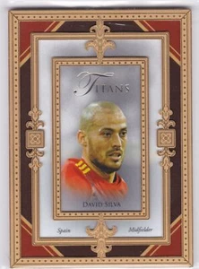 2023 Futera Unique Gold Titans #34 David Silva Spain 08/11 - Picture 1 of 2