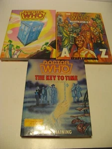 Doctor Who Journey Through Time,Illustrated A-Z,Key to Time book lot W.H.Allen - Imagen 1 de 7