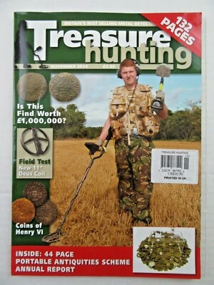TREASURE HUNTING -U.K. Metal Detecting Magazine November 2014 (FREE SHIPPING) - Image 1 of 2
