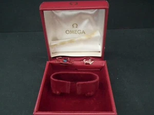 1970/80’s Gents Omega Box – Inner and Outer. VGC but Hinge Broken - Picture 1 of 8