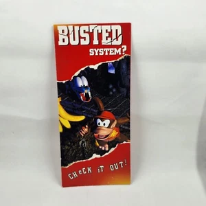 Inserto opuscolo pubblicitario Nintendo NES Snes Gameboy rotto - Foto 1 di 1