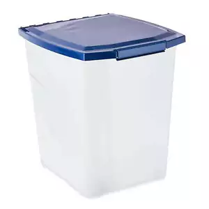 Vibrant Life Plastic Pet Food Storage Container with Locking Lid, 25 lb Capacity - Picture 1 of 7