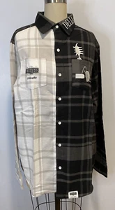 Cakeworthy Beetlejuice Beetlejuice spoiler Flannel L Delia Deetz Plaid Shirt - Picture 1 of 8