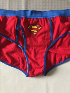 XL/8 SuperGirl Vintage Superman Heroes Lo Rise Stretch Figi Majtki 36"