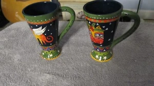 Laurel Burck Hand Painted Glasses - Picture 1 of 9