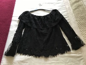 Schwarzes Spitzentop Lipsy - Bild 1 von 5