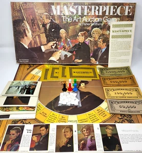 Vintage Masterpiece Art Auction Board Game Parker Brothers 1970 Complete w/ Box - Picture 1 of 15