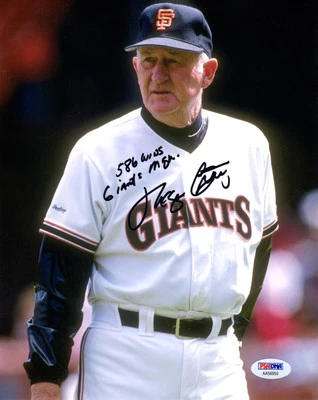 ROGER CRAIG SIGNED AUTOGRAPHED 8x10 PHOTO +586 WINS SAN FRANCISCO GIANTS PSA/DNA - Image 1 of 2