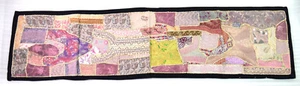 Original Vintage Handmade table runner Indien collectible Tapestry. i17-175 - Picture 1 of 7