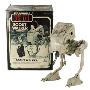 AT-ST Scout Walker Vehicle - suelto / completo con caja RotJ - Star Wars Vintage - Imagen 1 de 10