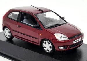 Minichamps 1/43 - Ford Fiesta 2002 Salsa Red Metallic Diecast Model Car - Picture 1 of 7