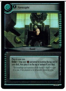 STAR TREK CCG 2E REFLECTIONS 2.0 FOIL CARD FORESIGHT 6P21 ex - Bild 1 von 1