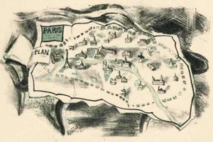 DOLMEN, STOCK & HUT & KARTE von PARIS - Yvonne PRÉVERAUD de SONNEVILLE 1927 - Picture 1 of 1