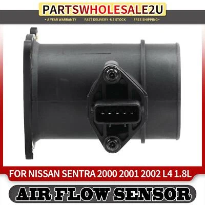 Sensor de flujo de masa de aire para Nissan Sentra 2000 2001 2002 L4 1,8 L DOHC gasolina negro Foto 1 de 4