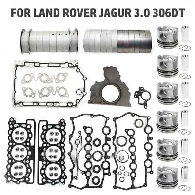 For LAND ROVER RANGE ROVER 306DT TDV6 PISTONS &Gasket&Bearing 3.0 DIESEL ENGINE - Image 1 of 4