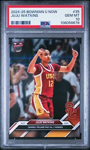 2024-25 Topps Bowman U Now JuJu Watkins 35 USC Trojans PSA 10 - Picture 1 of 2